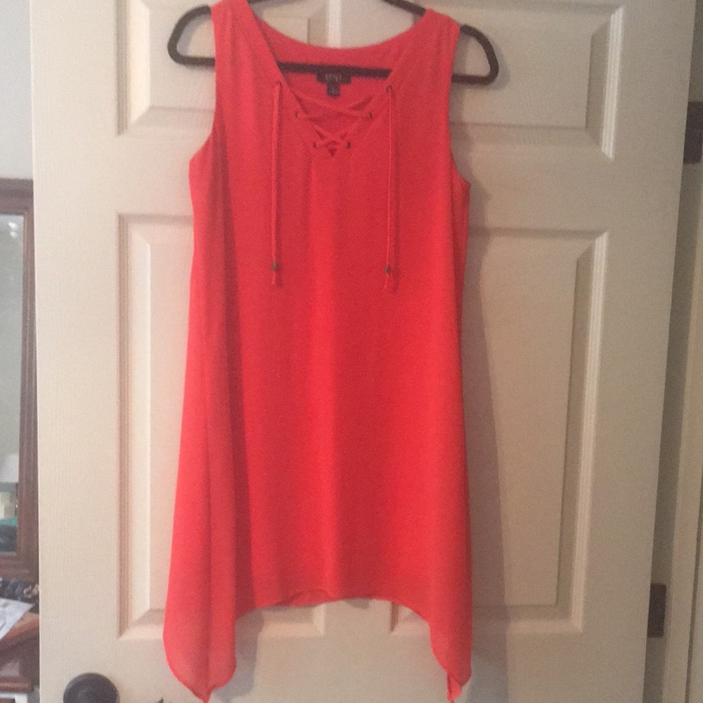 Coral dress